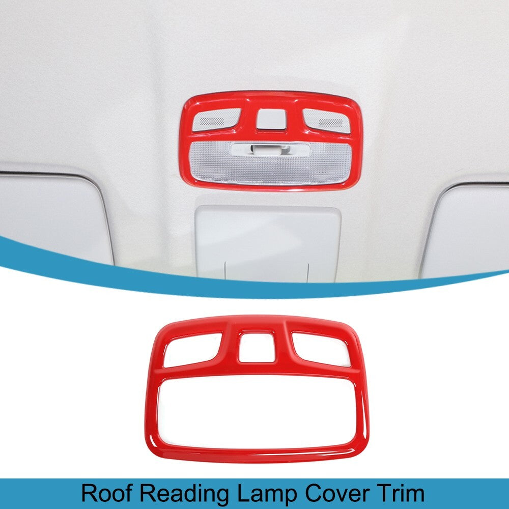 Car Roof Reading Light Lamp Decoration Cover Trim for Jimny for Suzuki 2019-2023 Red