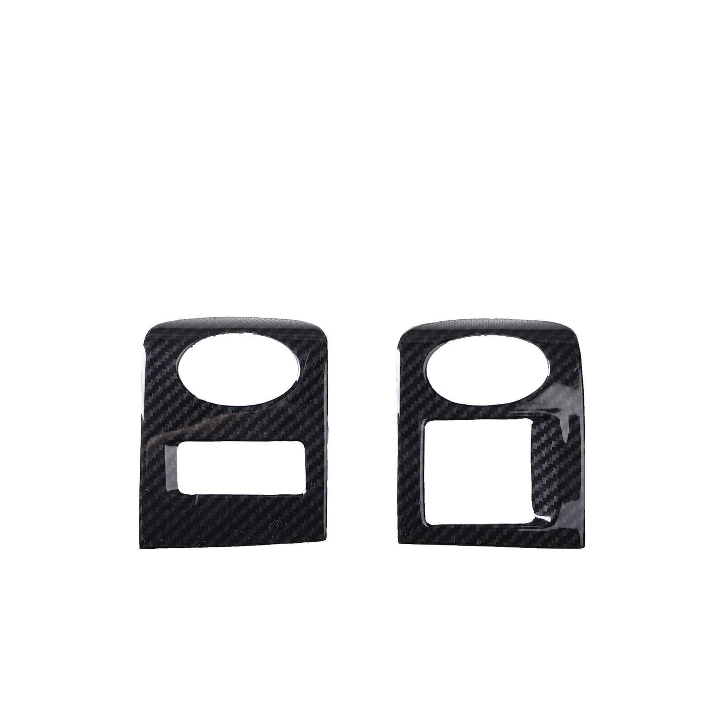for Audi TT 2008-2014 Carbon Fiber Inner Glass Window Lifting Lock Panel Trim 2P