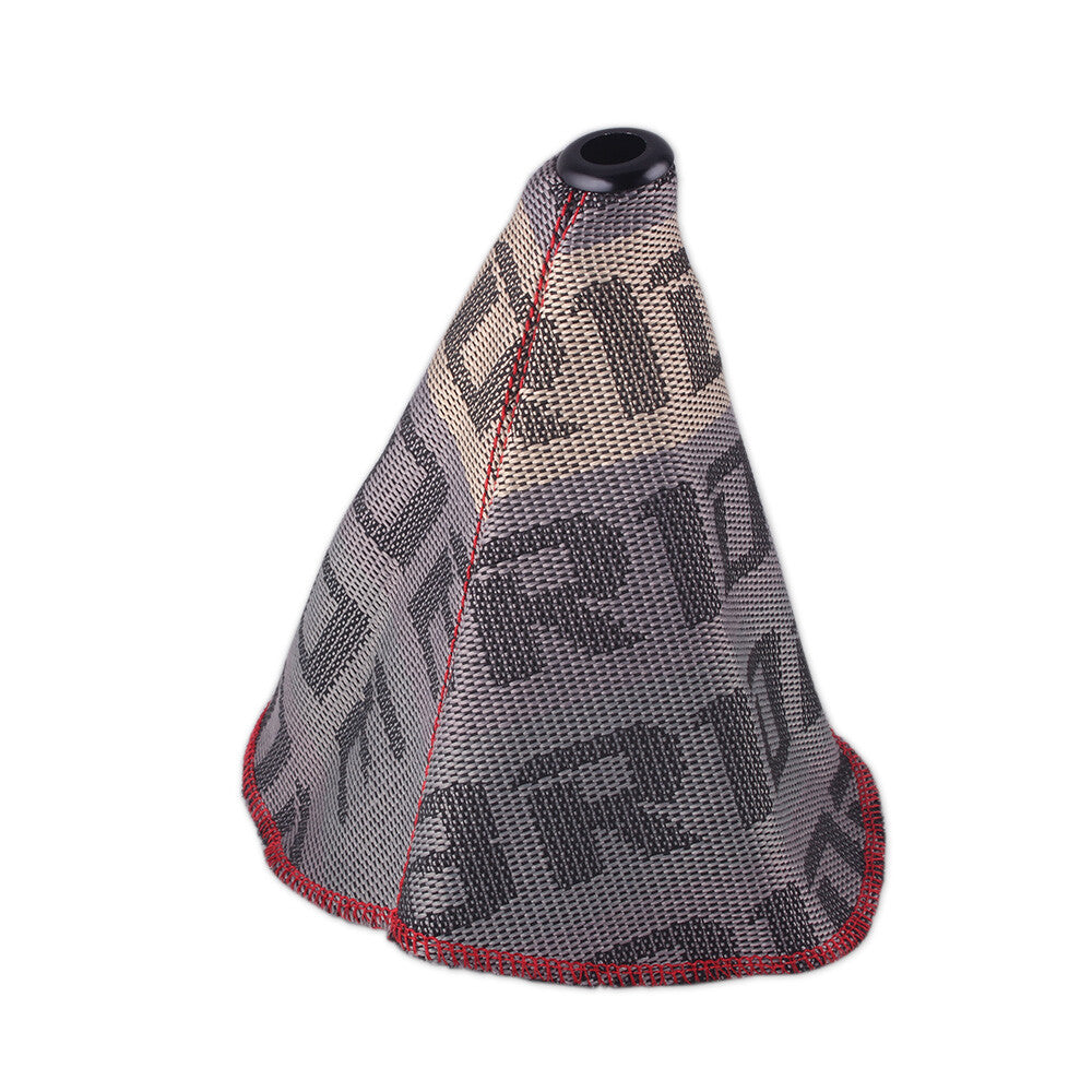 Shifter Boot Cover Racing Hyper Fabric Shift Knob MT/AT Stitches