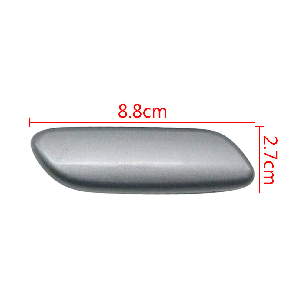 Front L+R Headlight Washer Nozzle Cover Silver For 06-08 for LEXUS IS250 IS300 IS350