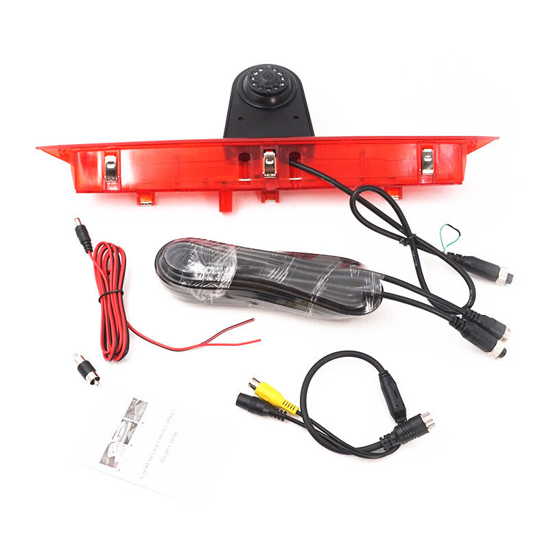 HD 12V Car Rear View Camera Reverse Backup Paring Brake Light 14-18 for Ford Transit