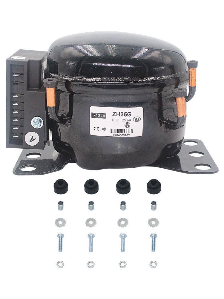 12V 24V DC Car Refrigeration Air Compressor Fridge Freezer Marine Solar QDZH25G