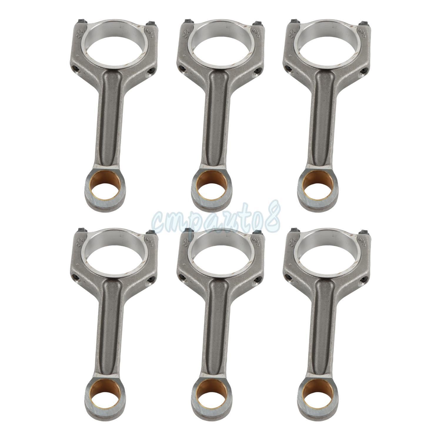 6pcs Connecting Rods 11247624615 for BMW 535i 40i F10 F30 M2 M3 M4 X6 N55 S55 3L
