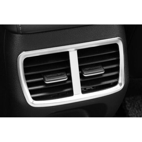 for Hyundai Sonata 2020-2023 Silver S.Steel Rear Row Air Outlet Vent Frame Trim