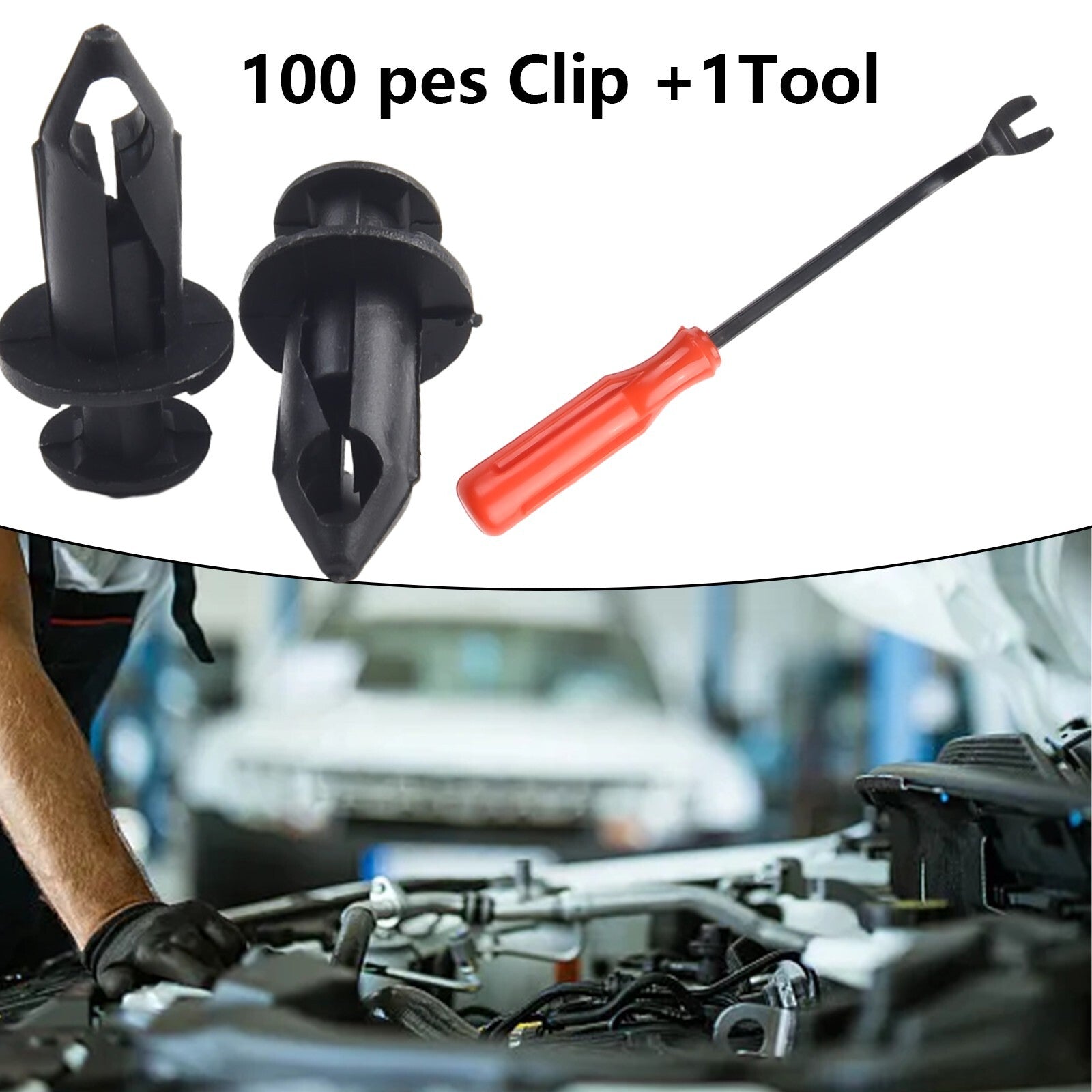 Clips for Door Trim For TRX500 Metal + Plastic W/ Tool Fender Clips