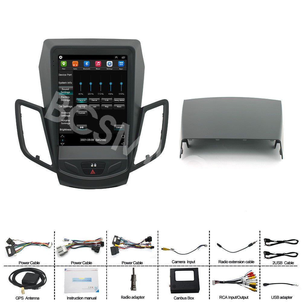 Fit for Ford Fiesta 2009-2016 Android 13 9.7 For CarPlay Car Radio Stereo GPS