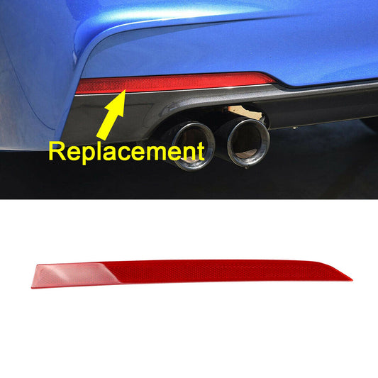 Rear Bumper Reflector Lamp Left Side Fits 2012-2017 for BMW 3-Series F30 F31 M Sport