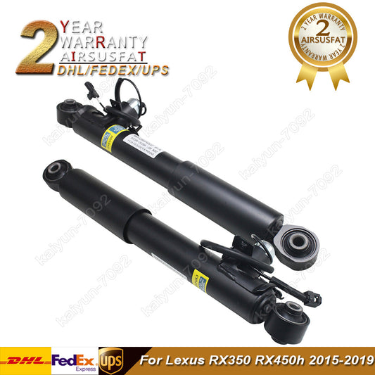 Rear Left Right Shock Absorbers W/ Electric for Lexus RX350 RX450H 2015-2019