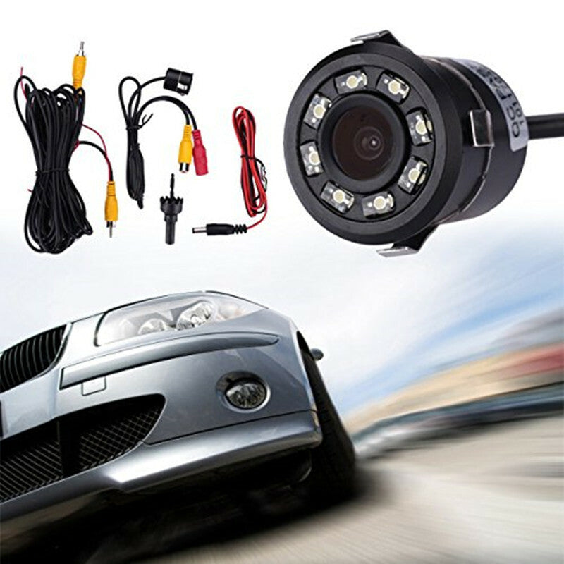 IP67 Waterproof 12V Car Reverse 18.5mm 8LED Light Night Use Camera Belt Drill