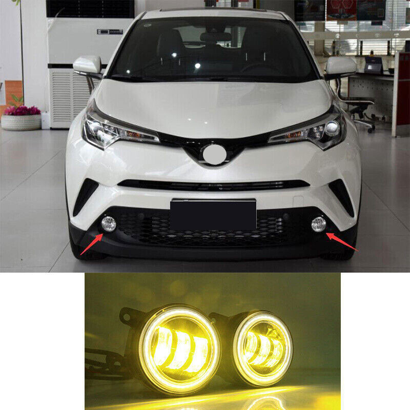 for Toyota CHR C-HR 2018-2019 LED Driving Light DRL Signal Front Fog Lamp Refit
