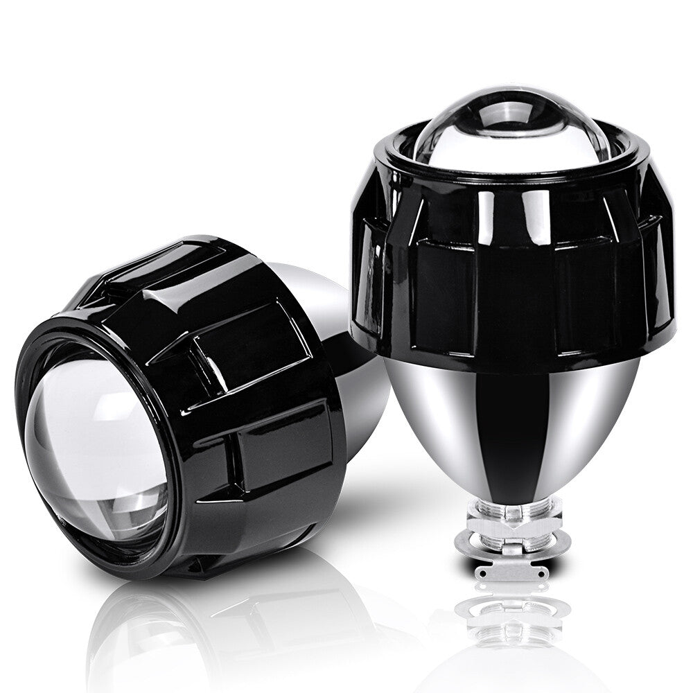 2.5 Retrofit Bi Xenon Headlight Projector Lens H1 Bulb H4/H7/H11/9005 Hi/Lo LHD
