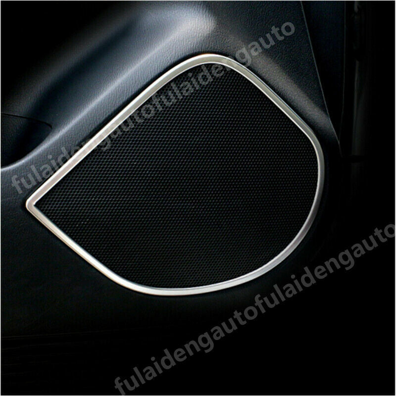 4X for Mazda 6 Atenza 2014-18 Matte Interior Door Speaker Decoration cover Trim