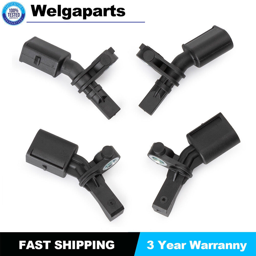 4Pcs for Golf A3 S3 TT ABS Wheel Speed Sensor Kit WHT003860 WHT003861 WHT003864A