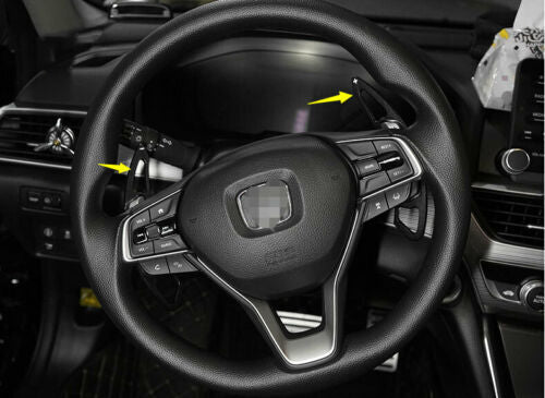 Steering Wheel Shift Paddle Shifter Black Alloy for Honda Accord 10th 2018-2021