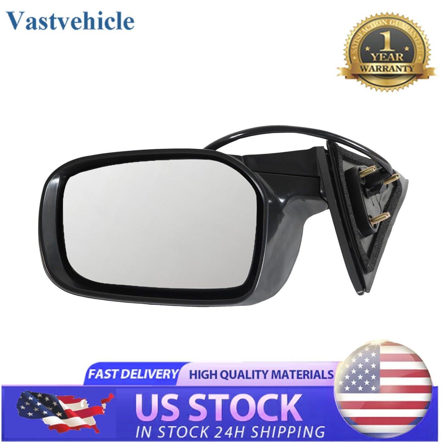 Power Door Side Mirror Right RH Passenger Side Fits 07-11 for Toyota for Camry Hybrid