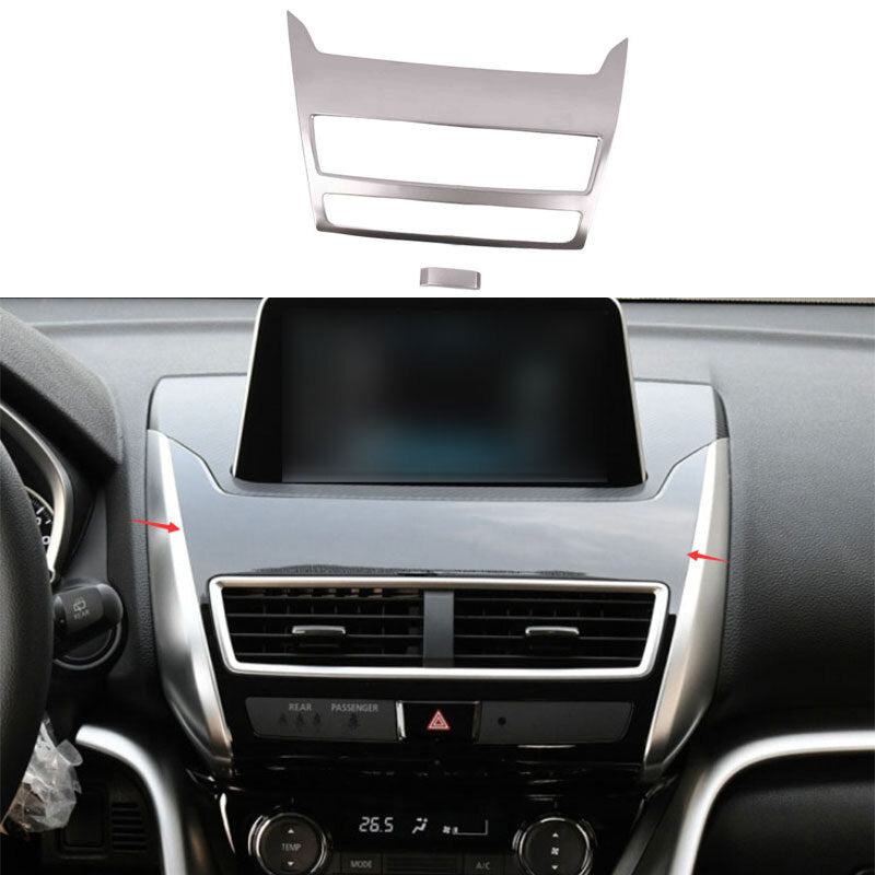Steel Silver Middle Console Air Outlet Vent for Mitsubishi Eclipse Cross 18-2023