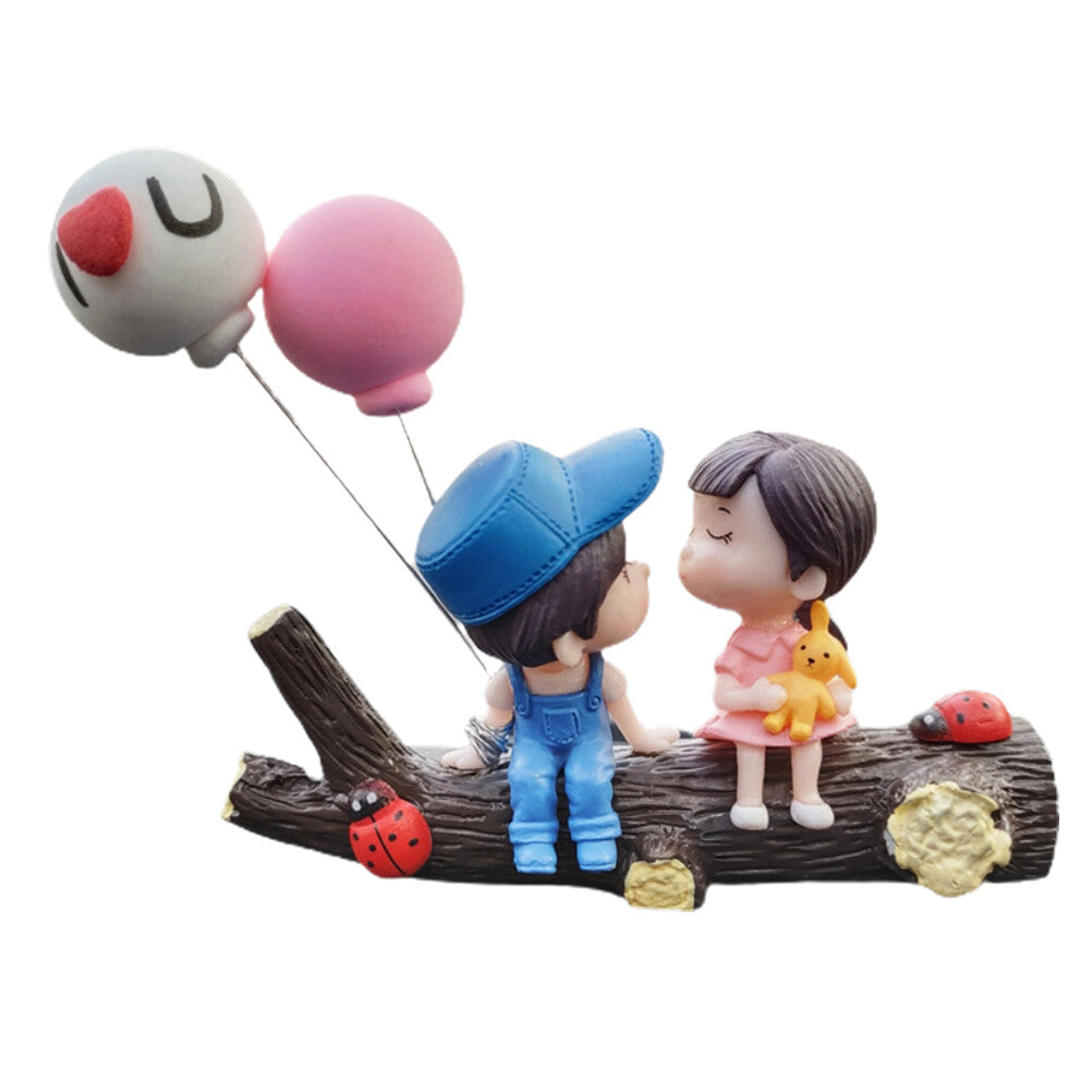 Cute Dashboard Ornament Lovely Couple Kissing Boy Girl Ornament Interior