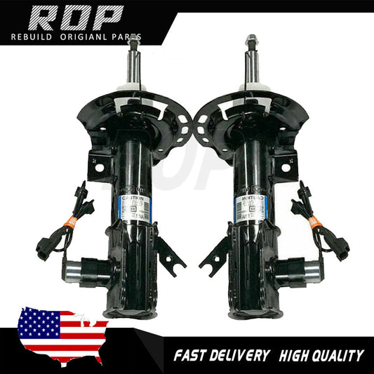 Pair Front Electronic Suspension Shock Absorbers for Lincoln MKZ 2013-2020