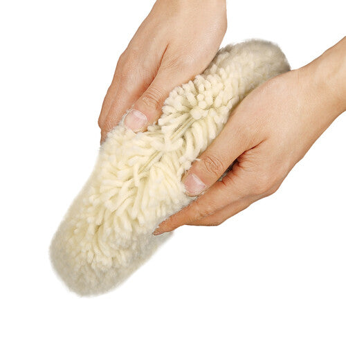 Polishing Pad 100% Natural Wool Hook and Loop Grip Cushion for Composite Cutting