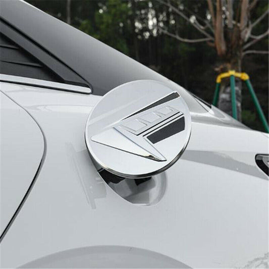 for Hyundai for Elantra 2021-2023 Chrome Fuel Filler Gas Tank Cap Cover Trim