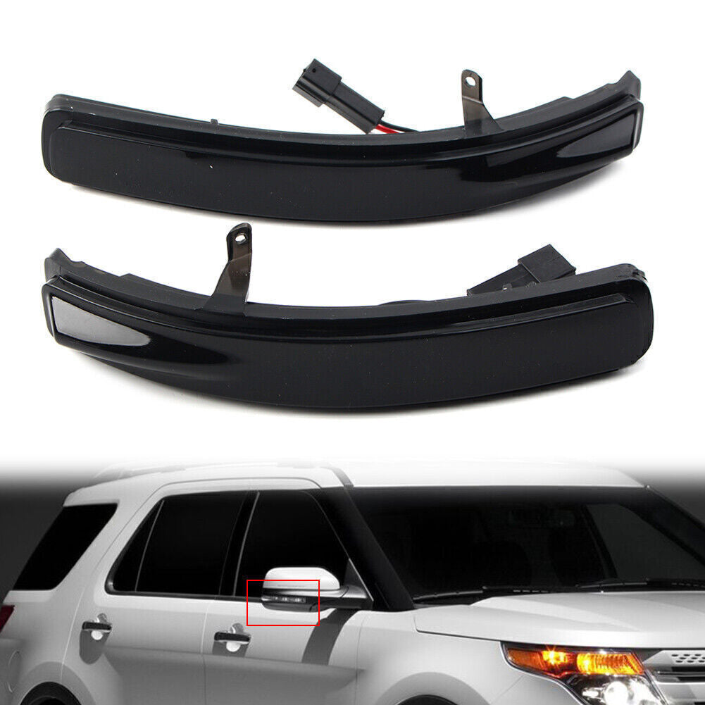 Dynamic Side Mirror Turn Signal Sequential Light for Ford Explorer 2011-2019