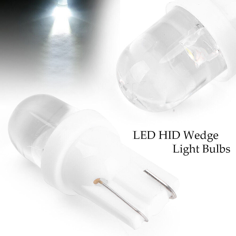 For T10 W5W 168 194 1 1x LED HID Light Lamp Bulbs Dome License Plate White
