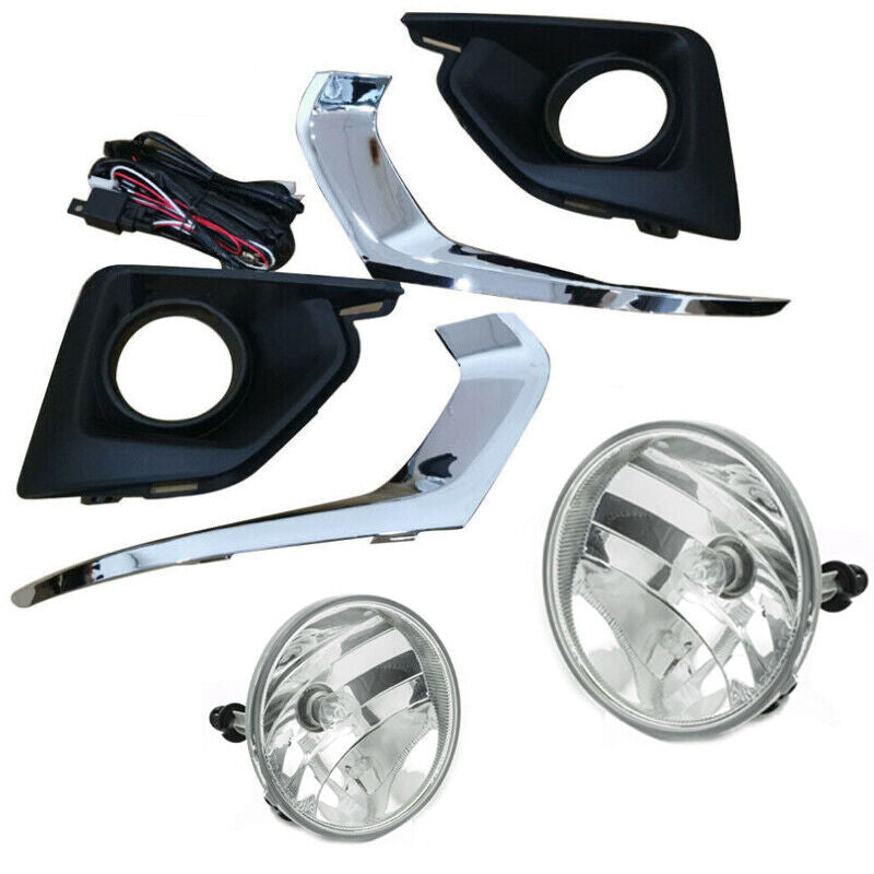 Front bumper, fog lights, and bezel kit for 2018-2021 for Chevrolet Traverse (Complete)