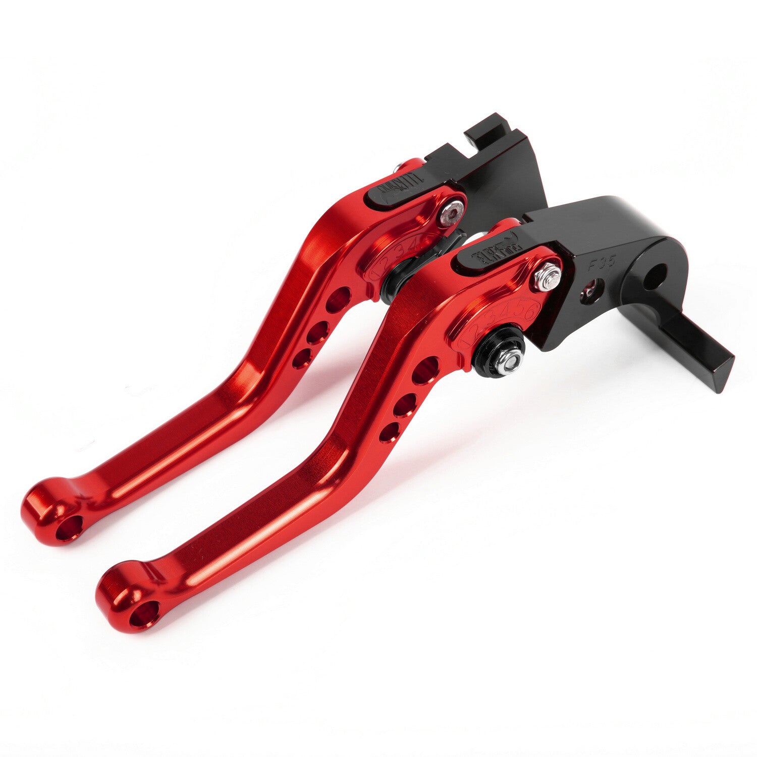 for Suzuki DL650 V-STROM 2004-2010 GSXR750 1989-1995 Clutch Brake Levers US Red
