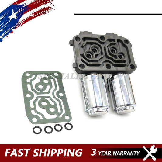 Dual linear shift solenoid valve with gasket for Honda Accord 28260-R90-004 transmission