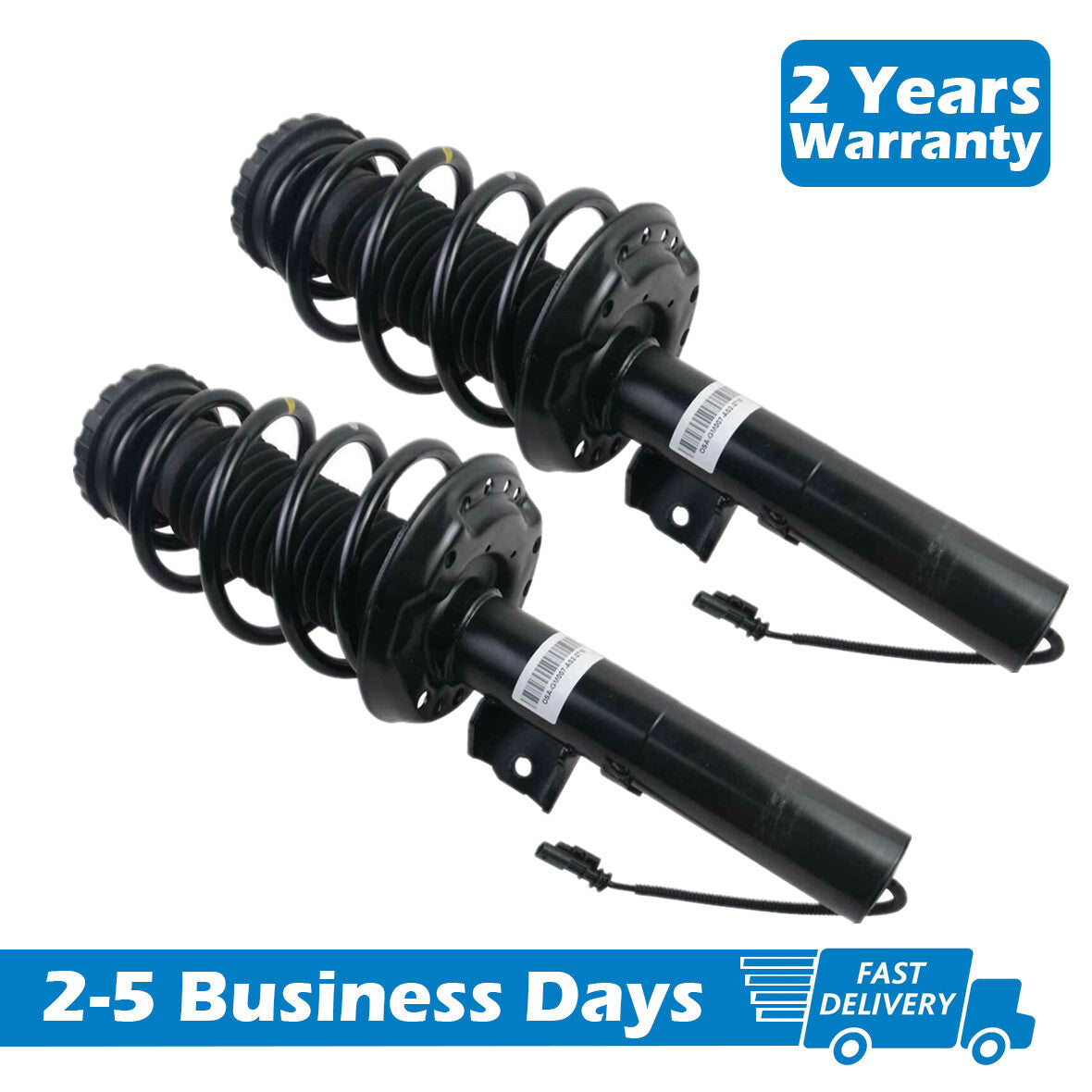A pair of F+L right shock absorber struts for Cadillac XTS V6 23220530 with electric shock absorber.