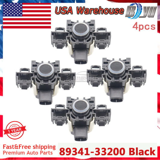4x 89341-33200 Bumper PDC Parking Sensor For 13-15 for Lexus ES350 ES300h 8934153010
