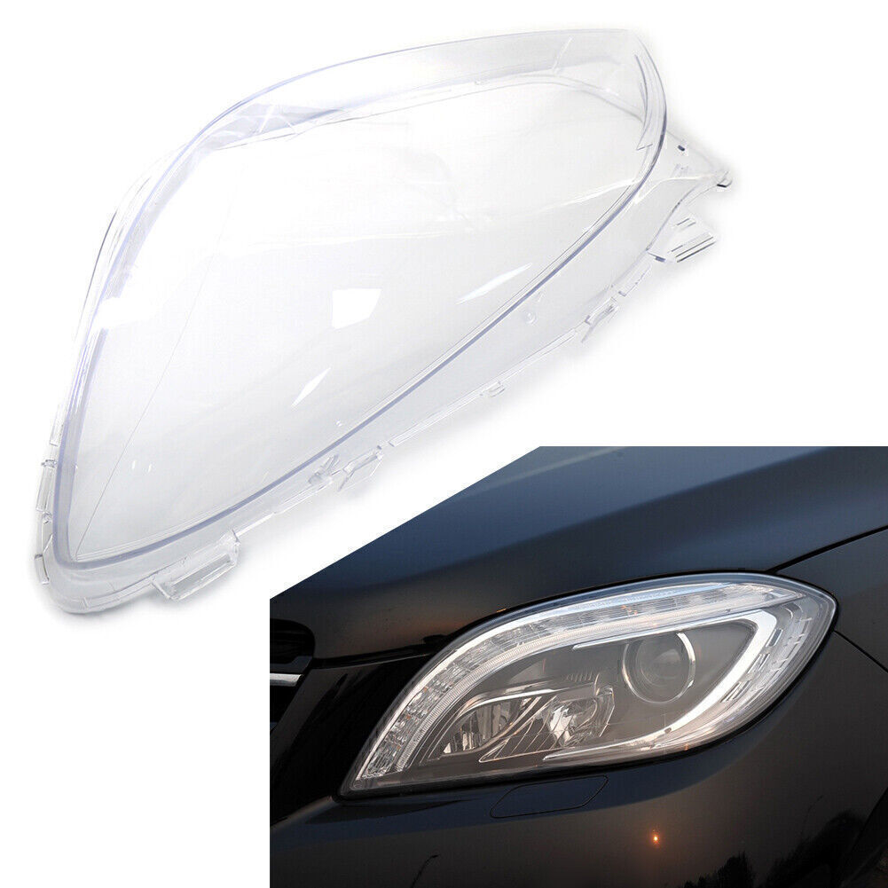 Left Side Car Headlight Headlamp Lens Cover for Mercedes W166 2012-2015 2014 13