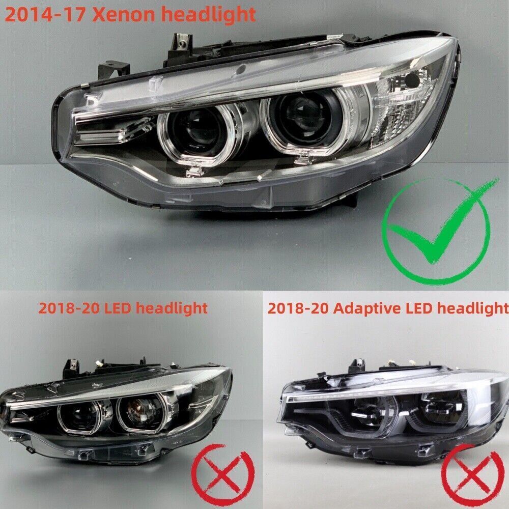 4Pcs Yellow Daytime Running Light Module DRL 1305715084 for BMW 3 4 6 X3 X5 X6