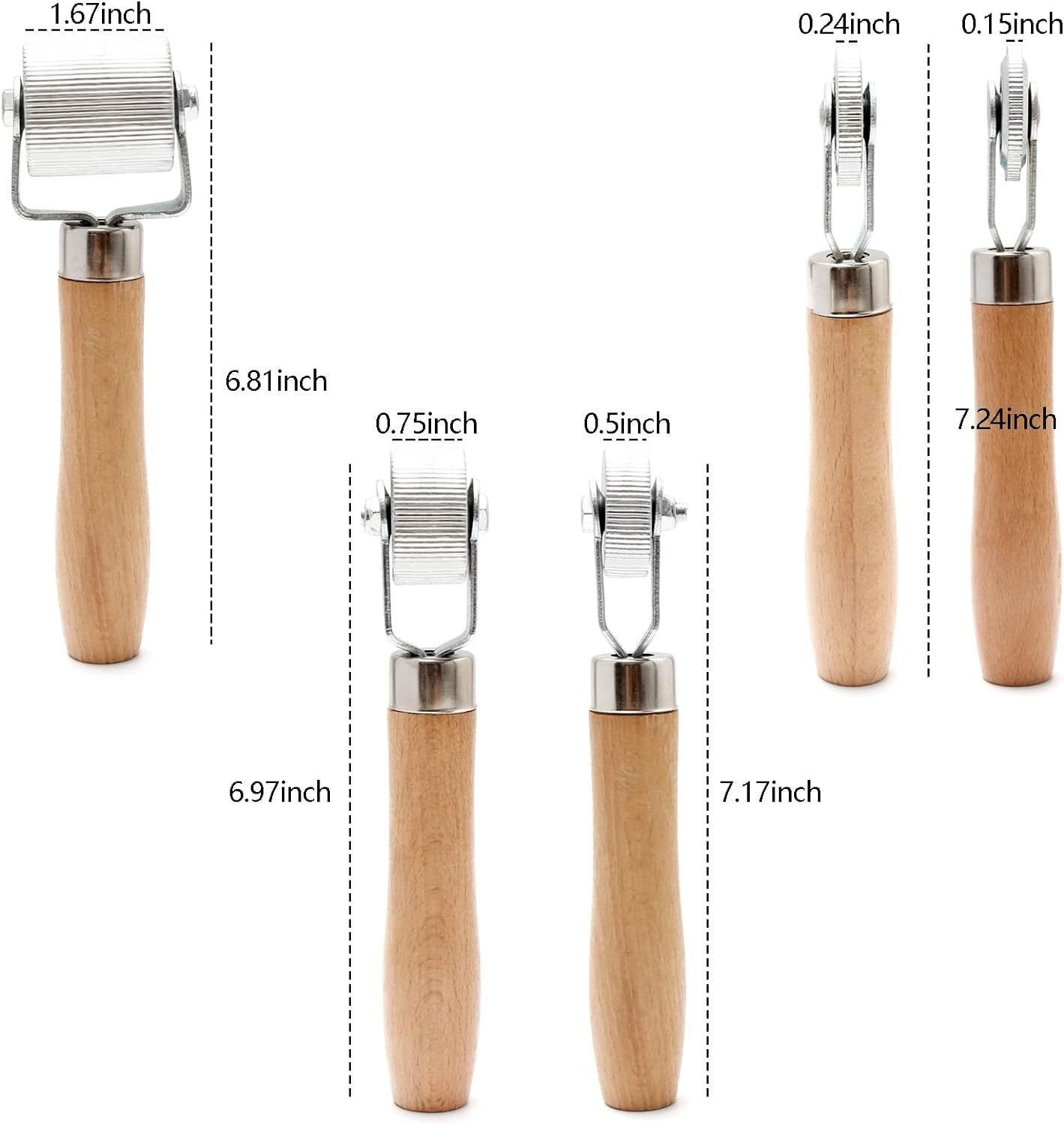 5 X Car Soundproofing Hand Roller Automatic Noise Reduction Tool Roller ( )