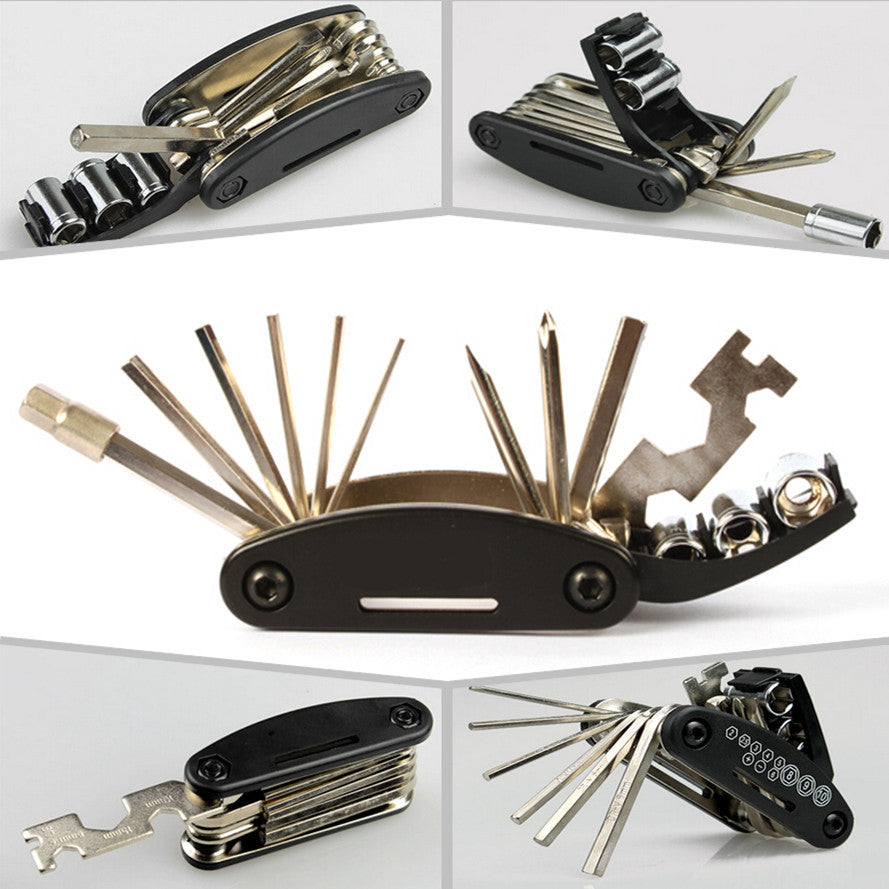 Multifunction Repair Tool Kit Allen Key Hex Socket Wrench Motorcycle