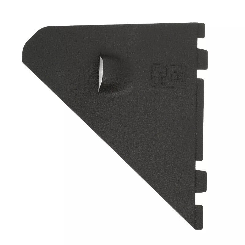new, for 08-16 for Ford Super Duty, right-hand passenger side kick plate fuse box cover, black.