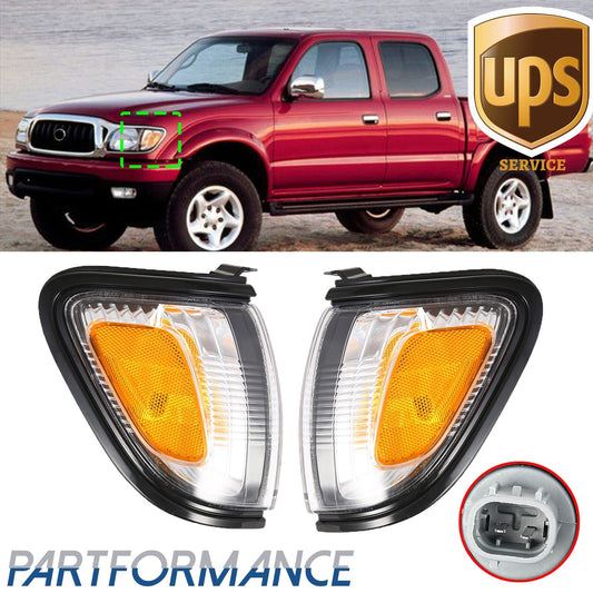 Side marker, corner parking light, turn signal pair applicable to 2001-2004 for Toyota Tacoma