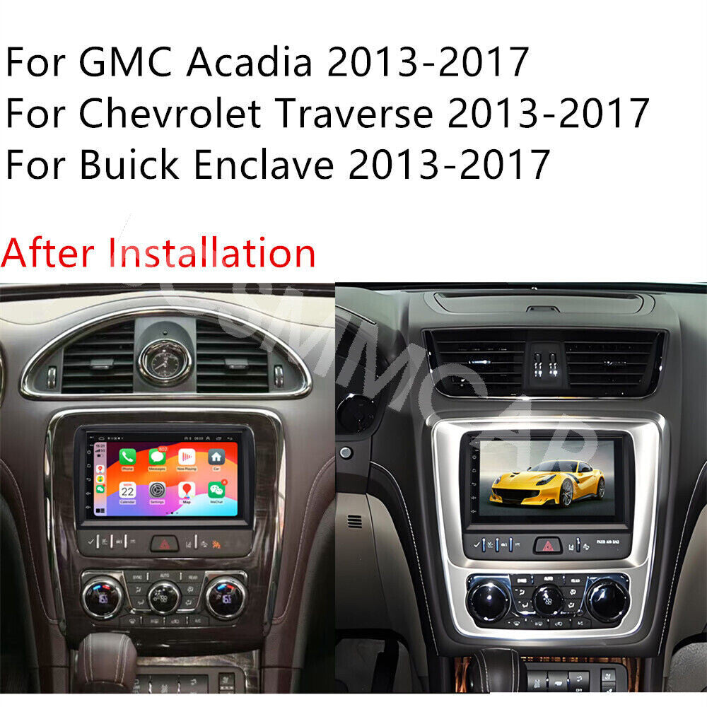 Fit for GMC Acadia 2013-2017 Car Stereo Radio GPS WIFI Touch Screen BT Camera