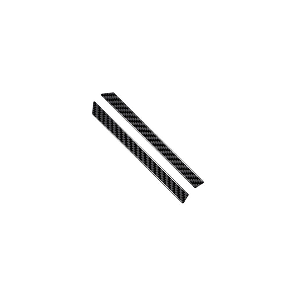 2X Carbon Fiber Window A-pillar Cover Trim for Subaru Outback Legacy 2015-2017