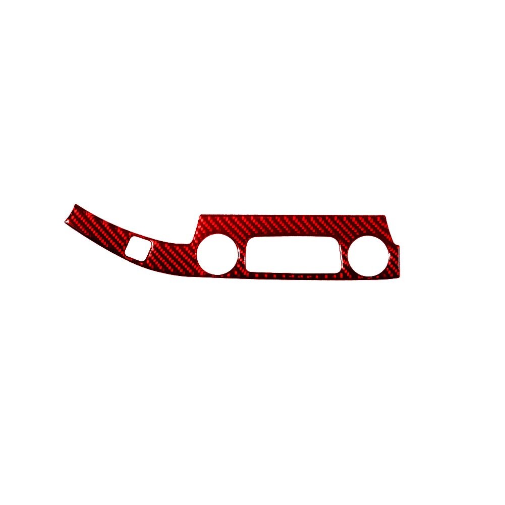 Red Center Control Button Frame Trim Carbon Fiber for Chevy Impala 2014-2020