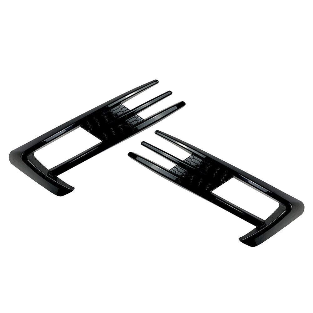 Glossy Black Fog Light Lamp Cover Bumper Grille Trim for VW for Golf 7 MK7 2013-2016