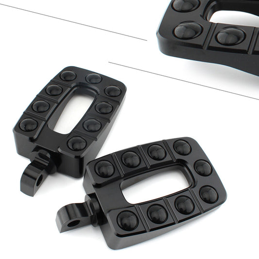 for Harley Dyna Fatboy Sportster XL883 XL1200 Foot Peg Footrest Foot Pedal Black