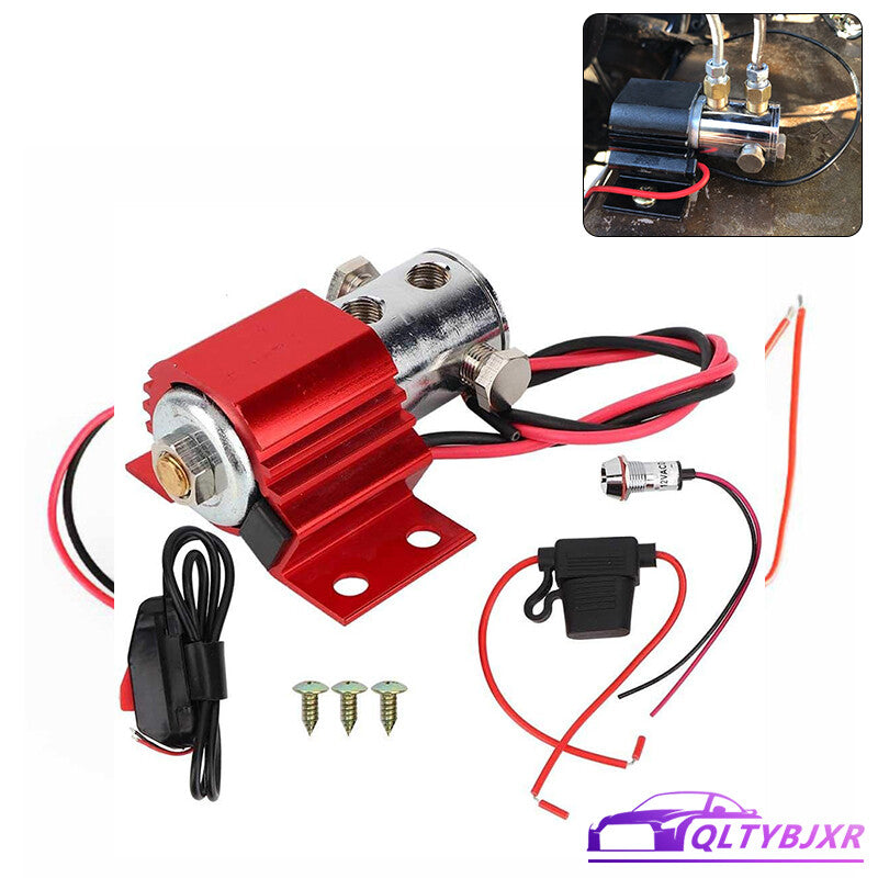 Car Front Brake Line Lock Kit Universal Drag Racing Roll Control Hill Holder Red