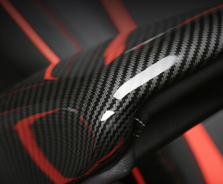 for Audi A3 S3 14-20 ABS Carbon Fiber Central Console Armrest Box Cover Trim 1P