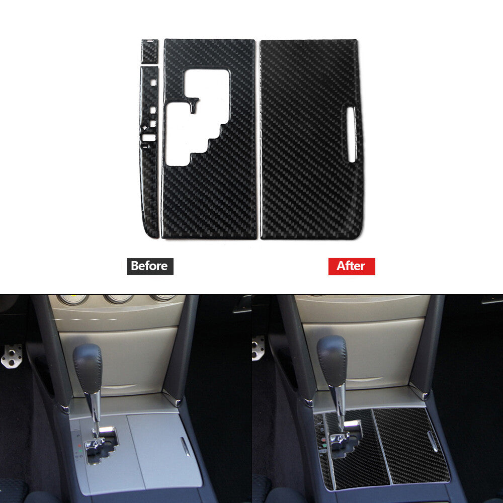 4Pcs Carbon Fiber Automatic Transmission Panel Cover Trim TypeB for Toyota for Camry