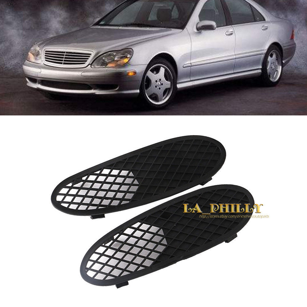 x2 Front Bumper Lower Cover Grill Left Right for Mercedes S-Class W220 S430 S500