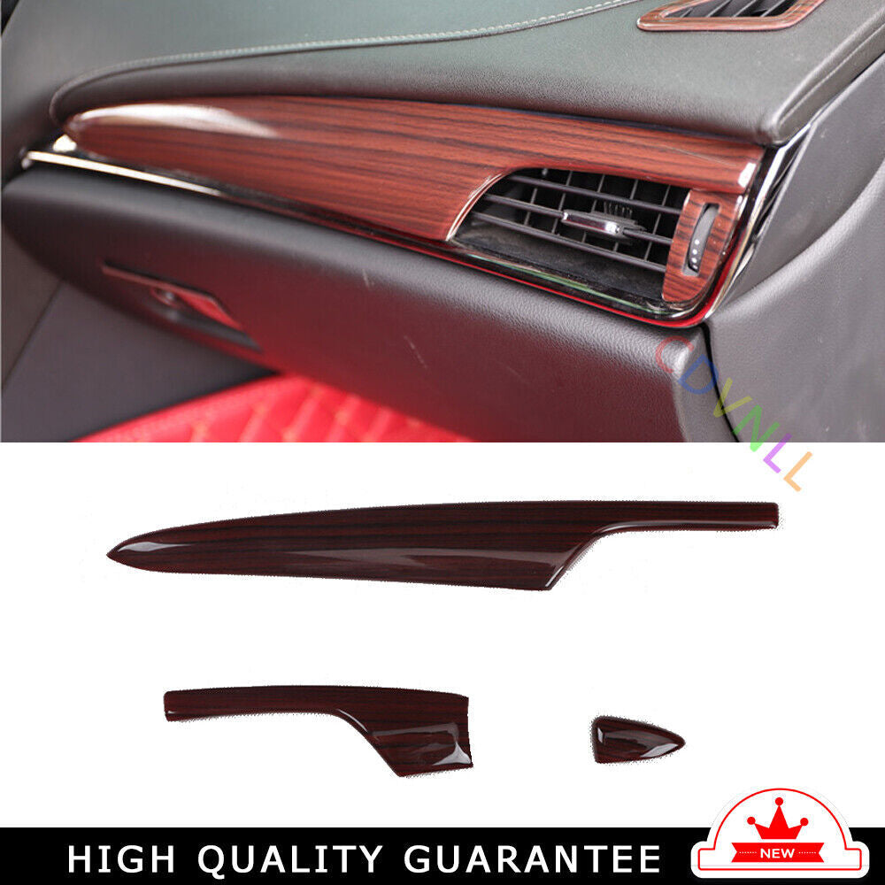 LR AC Air Outlet Vent Cover Trim Inner for Cadillac ATSL 14-17 Red Wood Grain