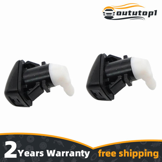 2-Pack Windshield Washer Sprayers for Jeep Cherokee 14-17 68102968AA 68102968AB