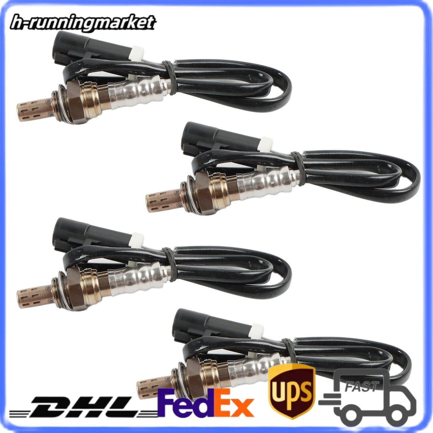 4X Up Down Oxygen O2 Sensor for 1997-2008 for Ford F150 Pickup 4.2L 4.6L 5.4L