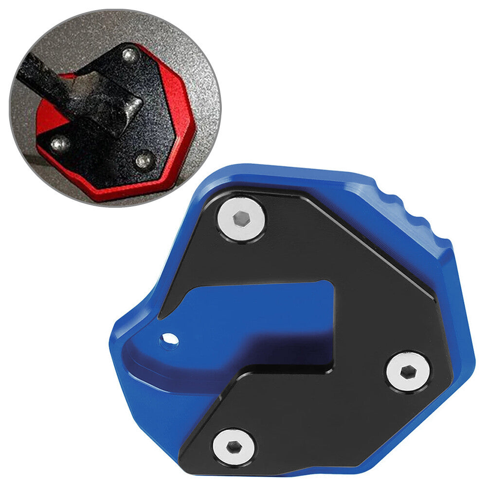 Side Stand Enlarge Kickstand Pad Blue for SUZUKI HAYABUSA GSX1300R 2008-2021